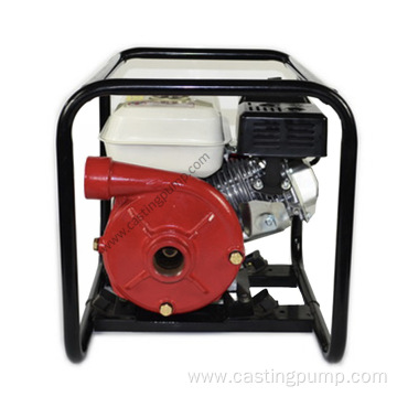 2" casting iron pump with gasoline engine